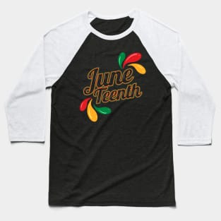 Logo for Black History Juneteenth Baseball T-Shirt